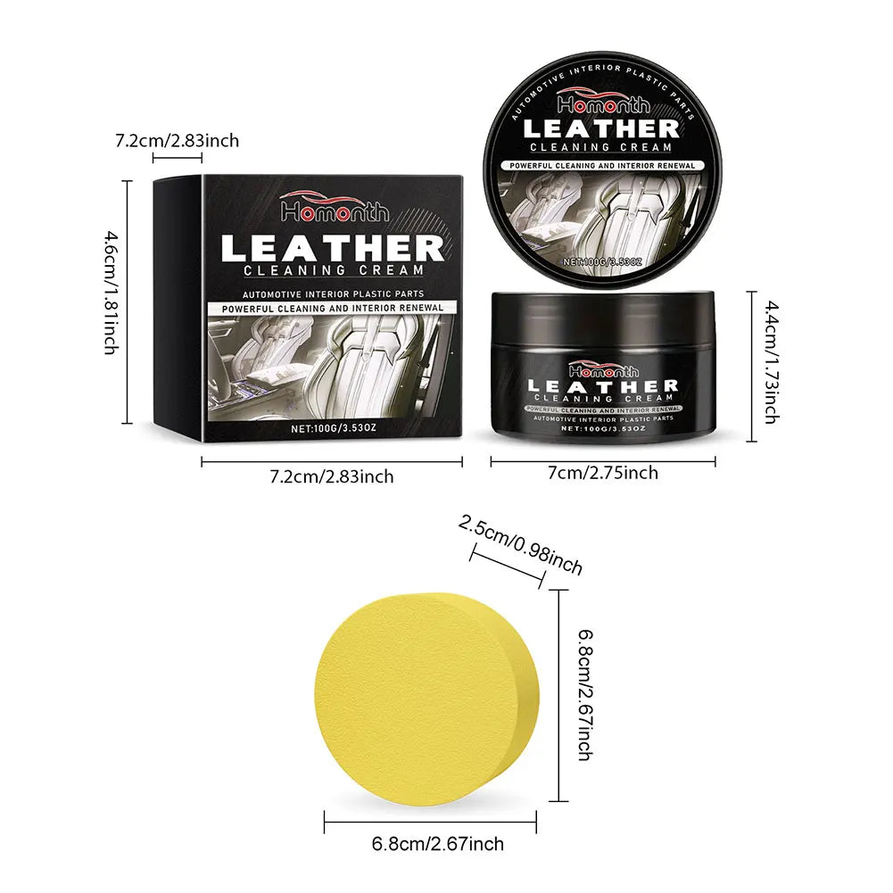 Leather Conditioner Long Lasting Car Seats Polishing Nourishment Care