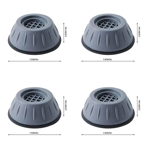 Anti Vibration Feet Pads Rubber Mat Slipstop Silent Universal Washing