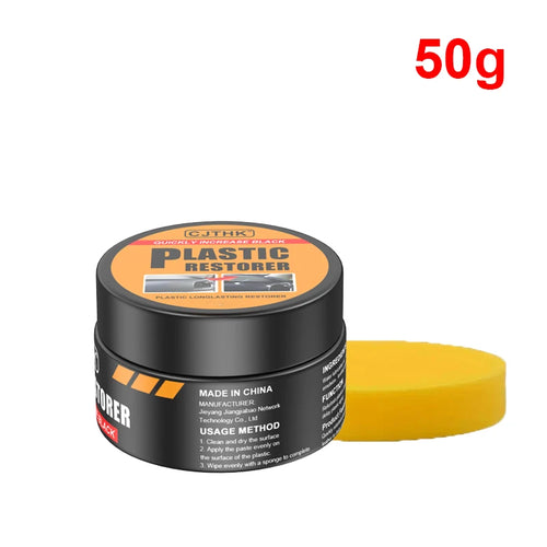 Car Plastic Restorer Back To Black Gloss Auto Interior Leather & Panel