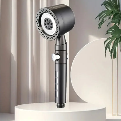 New High Pressure Water Saving Filter Shower Head 5 Modes Handheld