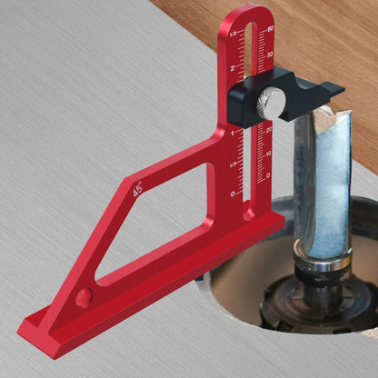 Adjustable Table Saw Depth Gauge 0-60mm with Metric & Inch Scale