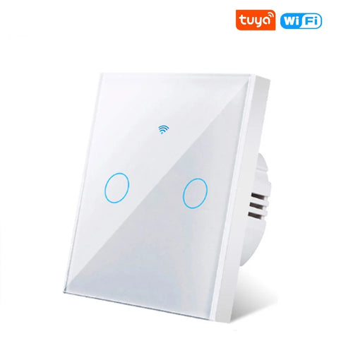 WiFi Smart Switch EU Light Wall Touch Switch 220V No Need Neutral Wire