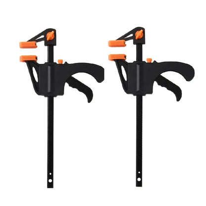 F-Type Woodworking Jig Quick Clamp Carpenter's Ratchet Release DIY