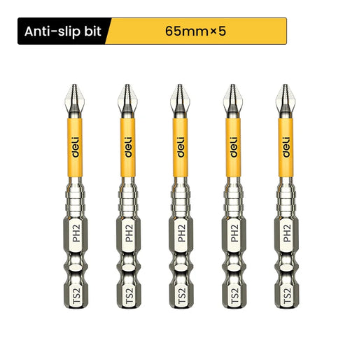 Non-slip PH2 Magnetic Batch Head Cross Screwdriver Hardness Drill Bit