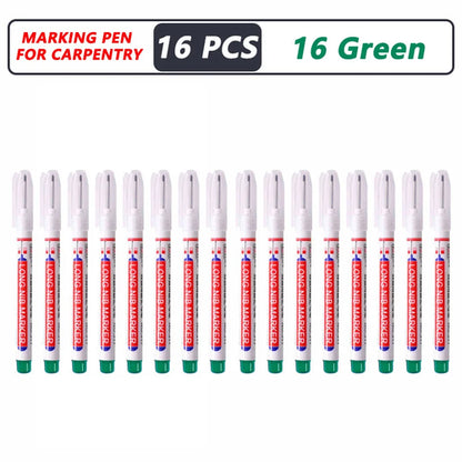 1-40PCS 20mm Deep Hole Long Nib Head Markers For Metal Perforating Pen