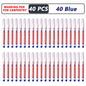 1-40PCS 20mm Deep Hole Long Nib Head Markers For Metal Perforating Pen
