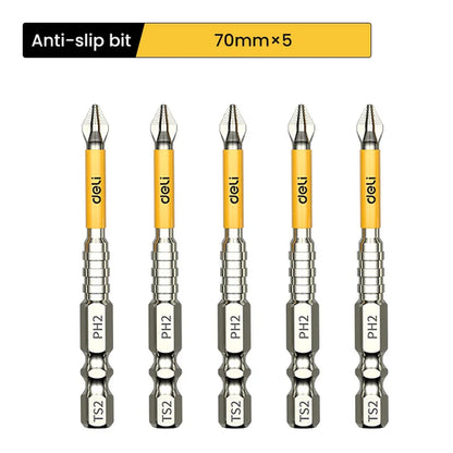 Non-slip PH2 Magnetic Batch Head Cross Screwdriver Hardness Drill Bit