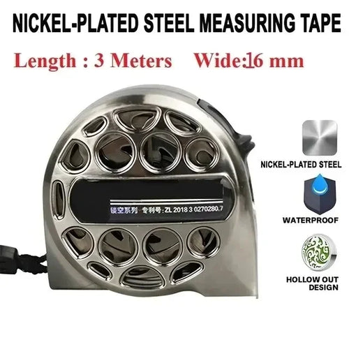 New 3/5/7.5M Metric Tape Measure Stainless Steel Anti-corrosion