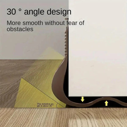 Flexible Door Bottom Sealing Strip Door Gap Soundproofing Wind and