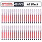 1-40PCS 20mm Deep Hole Long Nib Head Markers For Metal Perforating Pen