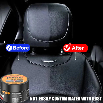 Car Plastic Restorer Back To Black Gloss Auto Interior Leather & Panel