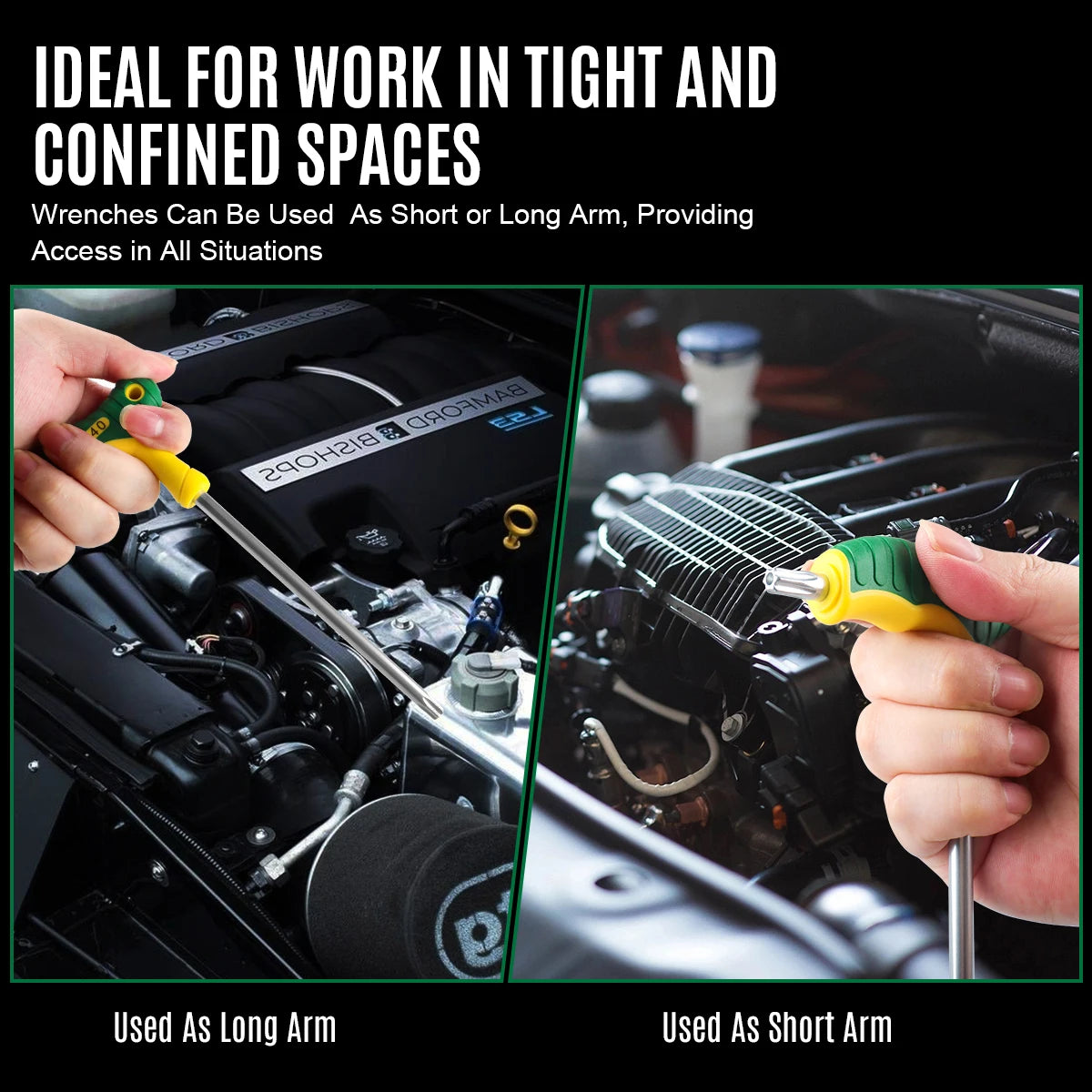 WOZOBUY Allen Wrench Set T-Handle Hex Key Kit Hexagon Screwdriver