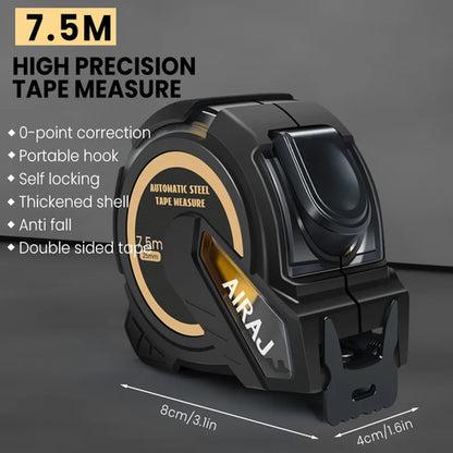 AIRAJ 3M to 10M Metric and imperial system Self-Locking Tape Measure ,