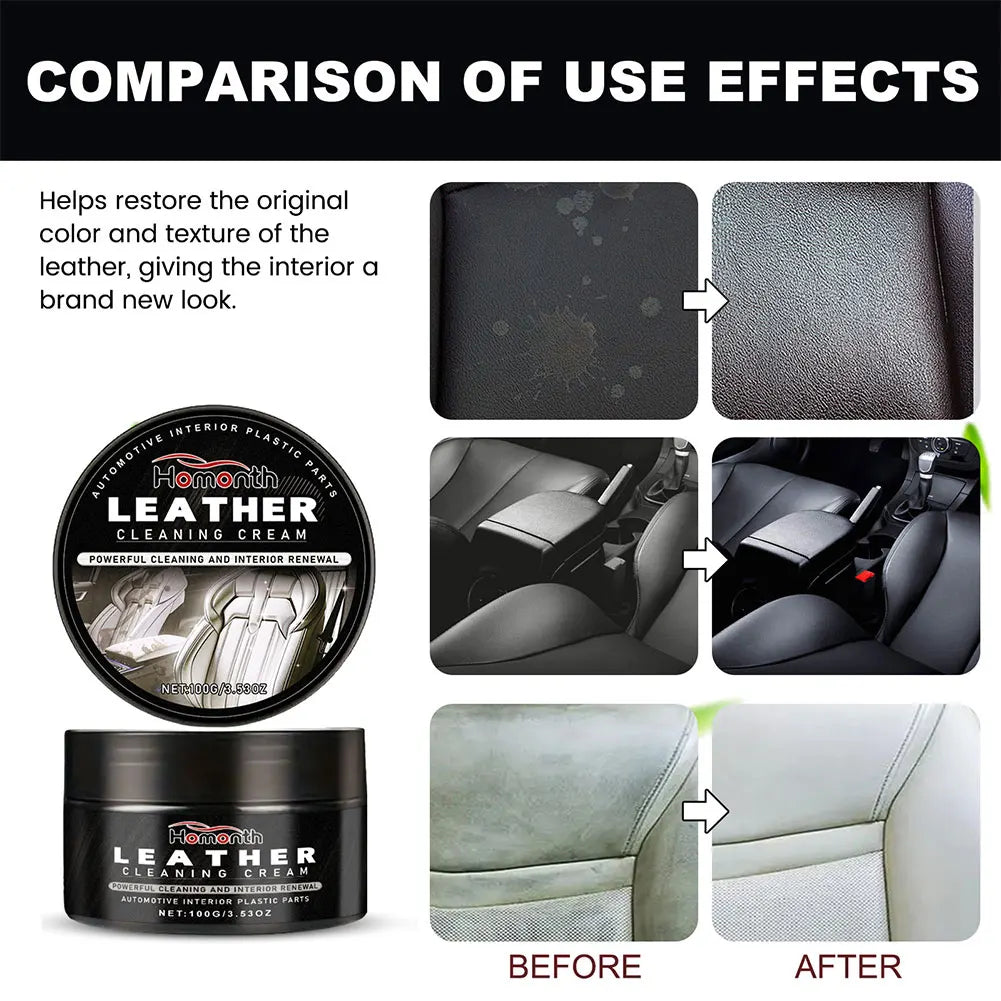 Leather Conditioner Long Lasting Car Seats Polishing Nourishment Care