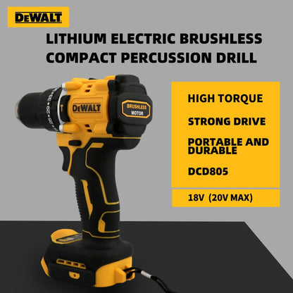 DeWalt DCD805 20V Brushless Cordless Impact Drill 1/2 Rechargeable