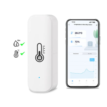 Tuya WiFi Temperature and Humidity Sensor Indoor Humidity Sensor Smart