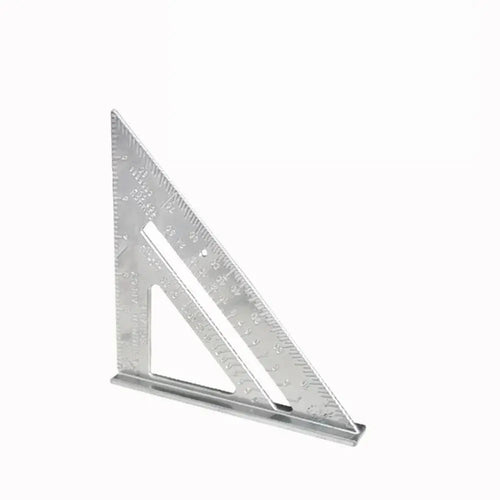 New 7Inch Triangle Ruler Measurement Tool Aluminium Alloy Carpenter
