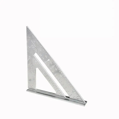 New 7Inch Triangle Ruler Measurement Tool Aluminium Alloy Carpenter