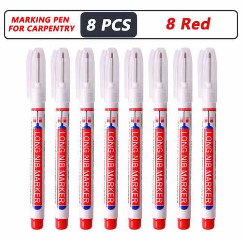 1-40PCS 20mm Deep Hole Long Nib Head Markers For Metal Perforating Pen
