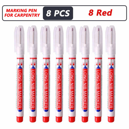 1-40PCS 20mm Deep Hole Long Nib Head Markers For Metal Perforating Pen