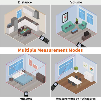 HAUPTSON 70/100M Laser Rangefinder Distance Meter Rangefinder Laser