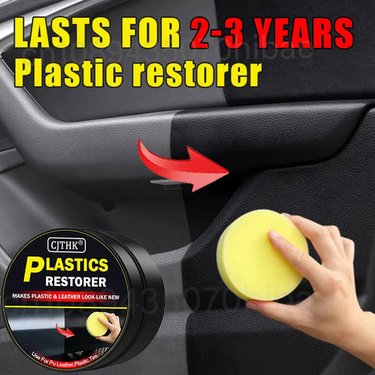 Car Plastic Restorer Universal Leather and Plastic Repair Polishing
