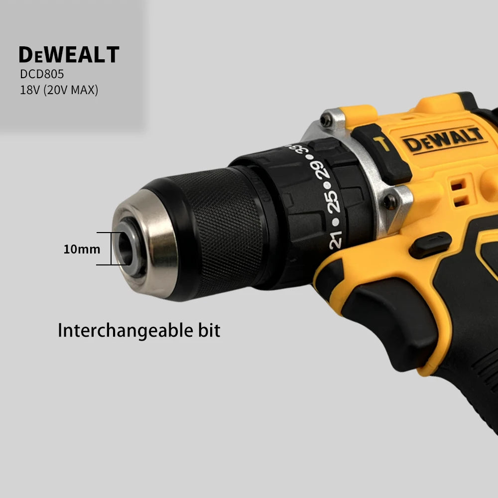 DeWalt DCD805 20V Brushless Cordless Impact Drill 1/2 Rechargeable