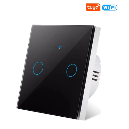 WiFi Smart Switch EU Light Wall Touch Switch 220V No Need Neutral Wire
