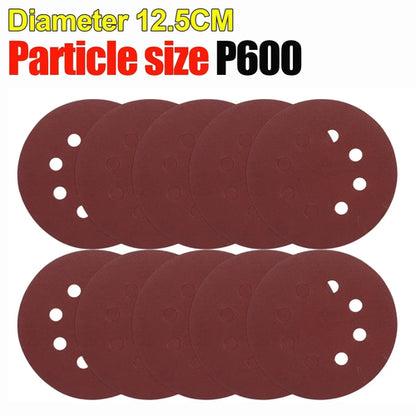 Universal 8 Hole Sanding Discs 125mm Sandpaper for Metal Wood Glass