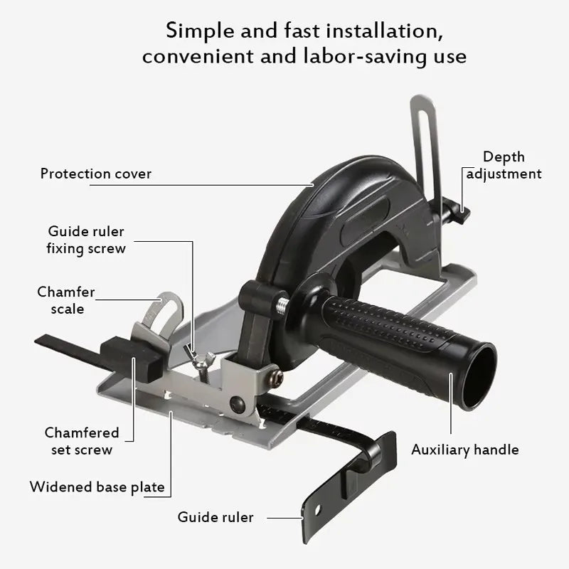 Hand Angle Grinder Converter To Cutter Cutting Machine Refit Electric