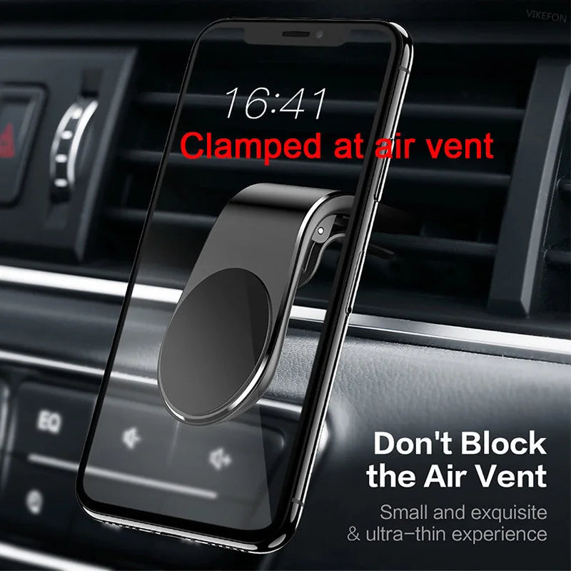 Magnetic Car Phone Holder Stand Air Vent Clip Car Mobile Mount Bracket