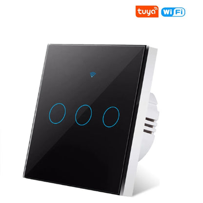WiFi Smart Switch EU Light Wall Touch Switch 220V No Need Neutral Wire