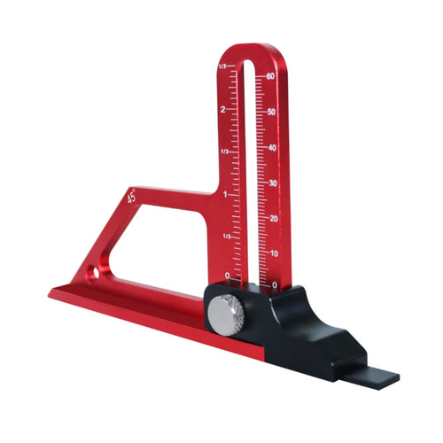 Adjustable Table Saw Depth Gauge 0-60mm with Metric & Inch Scale