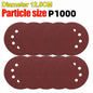 Universal 8 Hole Sanding Discs 125mm Sandpaper for Metal Wood Glass