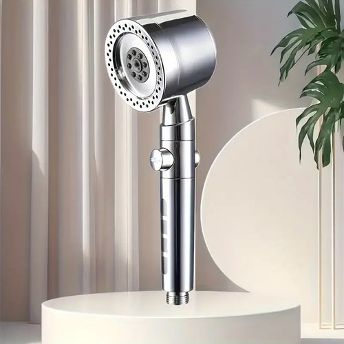 New High Pressure Water Saving Filter Shower Head 5 Modes Handheld
