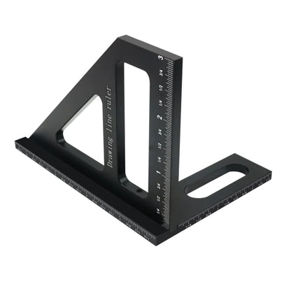 3D Multi-Angle Miter Triangle Ruler,45/90 Degree Aluminum Woodworking