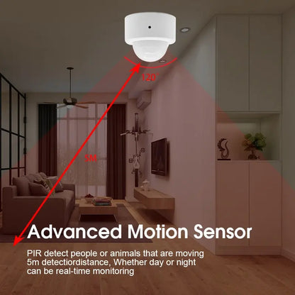 ONENUO Tuya Zigbee Mini Smart PIR Motion Detector Human Body Infrared