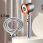 New High Pressure Water Saving Filter Shower Head 5 Modes Handheld