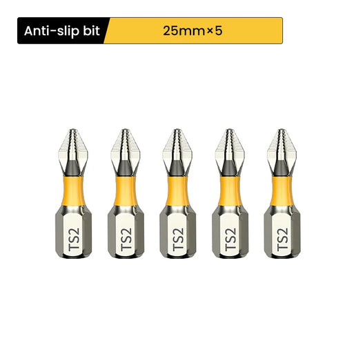 Non-slip PH2 Magnetic Batch Head Cross Screwdriver Hardness Drill Bit