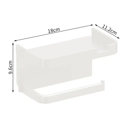 Toilet Paper Holder Plastic Storage Rack Kitchen Towel Placement Of