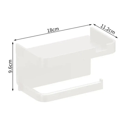Toilet Paper Holder Plastic Storage Rack Kitchen Towel Placement Of