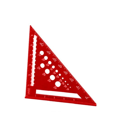 New 7Inch Triangle Ruler Measurement Tool Aluminium Alloy Carpenter