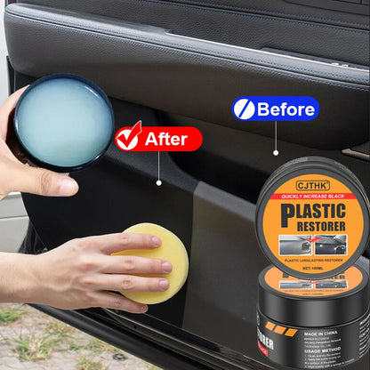 Car Plastic Restorer Back To Black Gloss Auto Interior Leather & Panel