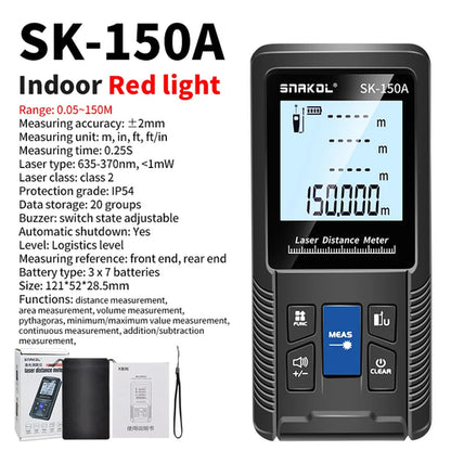 Snakol Laser Distance Meter 40m 50m 70m 100m 120m Rangefinder Digital