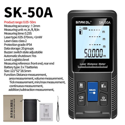 Snakol Laser Distance Meter 40m 50m 70m 100m 120m Rangefinder Digital