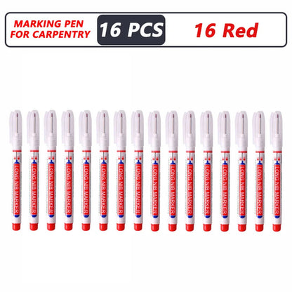 1-40PCS 20mm Deep Hole Long Nib Head Markers For Metal Perforating Pen