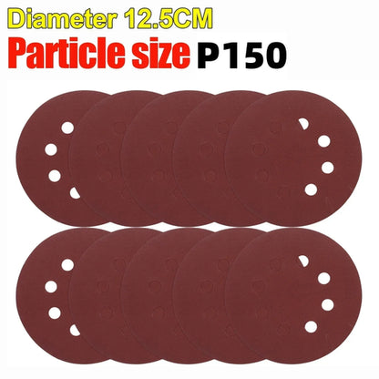 Universal 8 Hole Sanding Discs 125mm Sandpaper for Metal Wood Glass