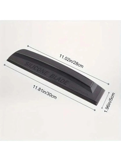 1pc Non-Scratch Wiper, Soft Silicone Handy Squeegee, Car Glass Window