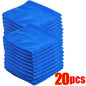 20/10PCS Car Cleaning and Washing Square Towel Super Absorbent and Non