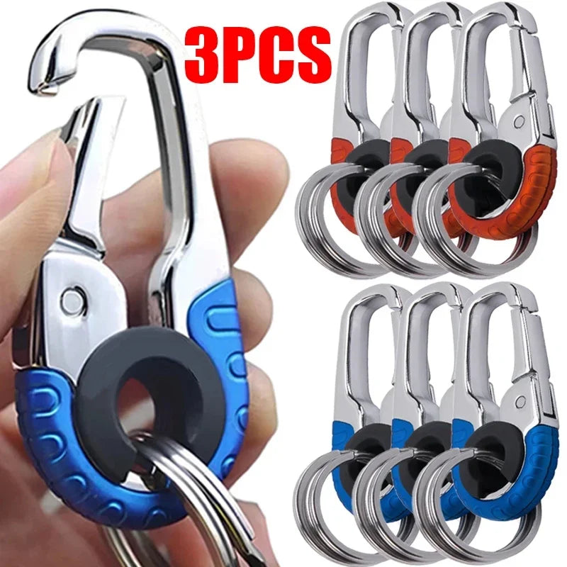 Keychain Buckle for Men Stainless Steel Key Ring Key Chain Hook
